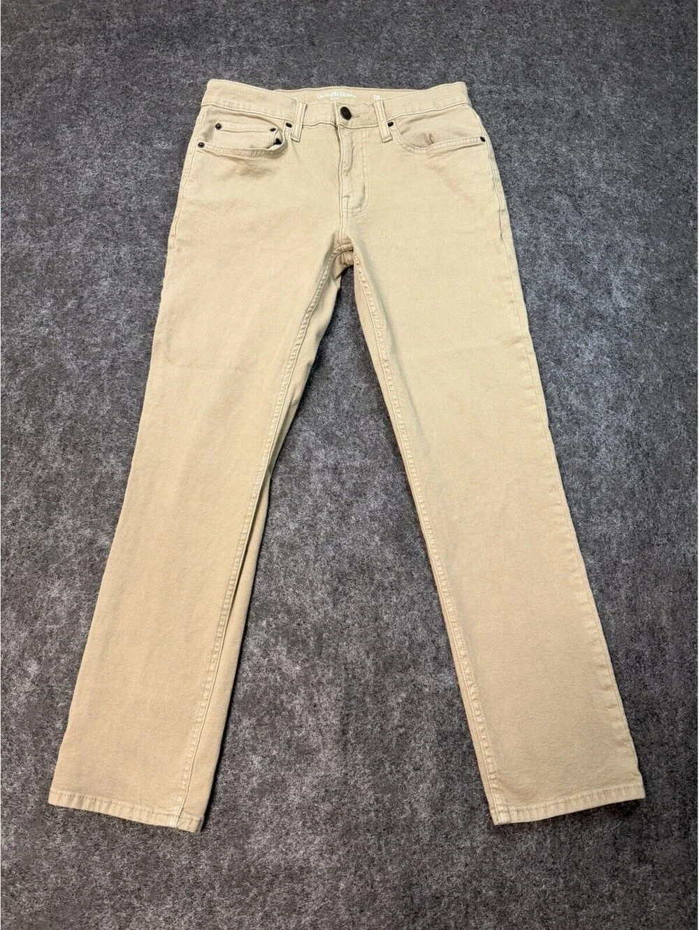 Goodfellow & Co Total Flex Slim Khaki Jeans Mens 30x30 Stretch Tan Pants